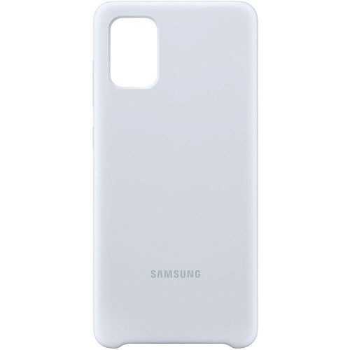 White Original Silicone Case for Samsung A71