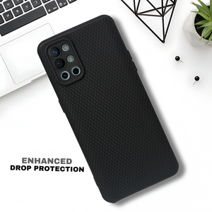 Black Line Wave Silicone Case for Oneplus 8T