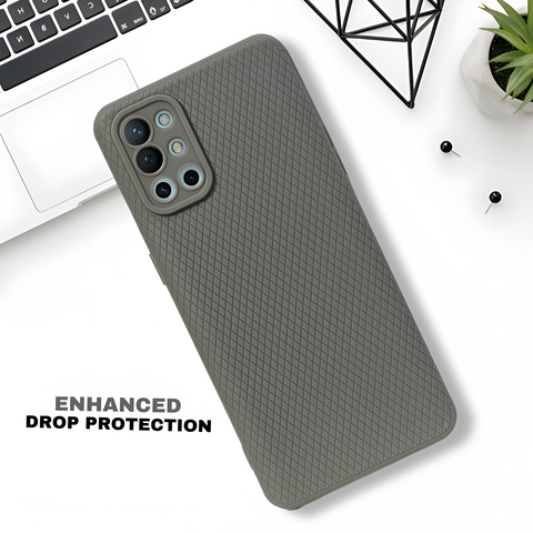 Grey Line Wave Silicone Case for Oneplus 8T