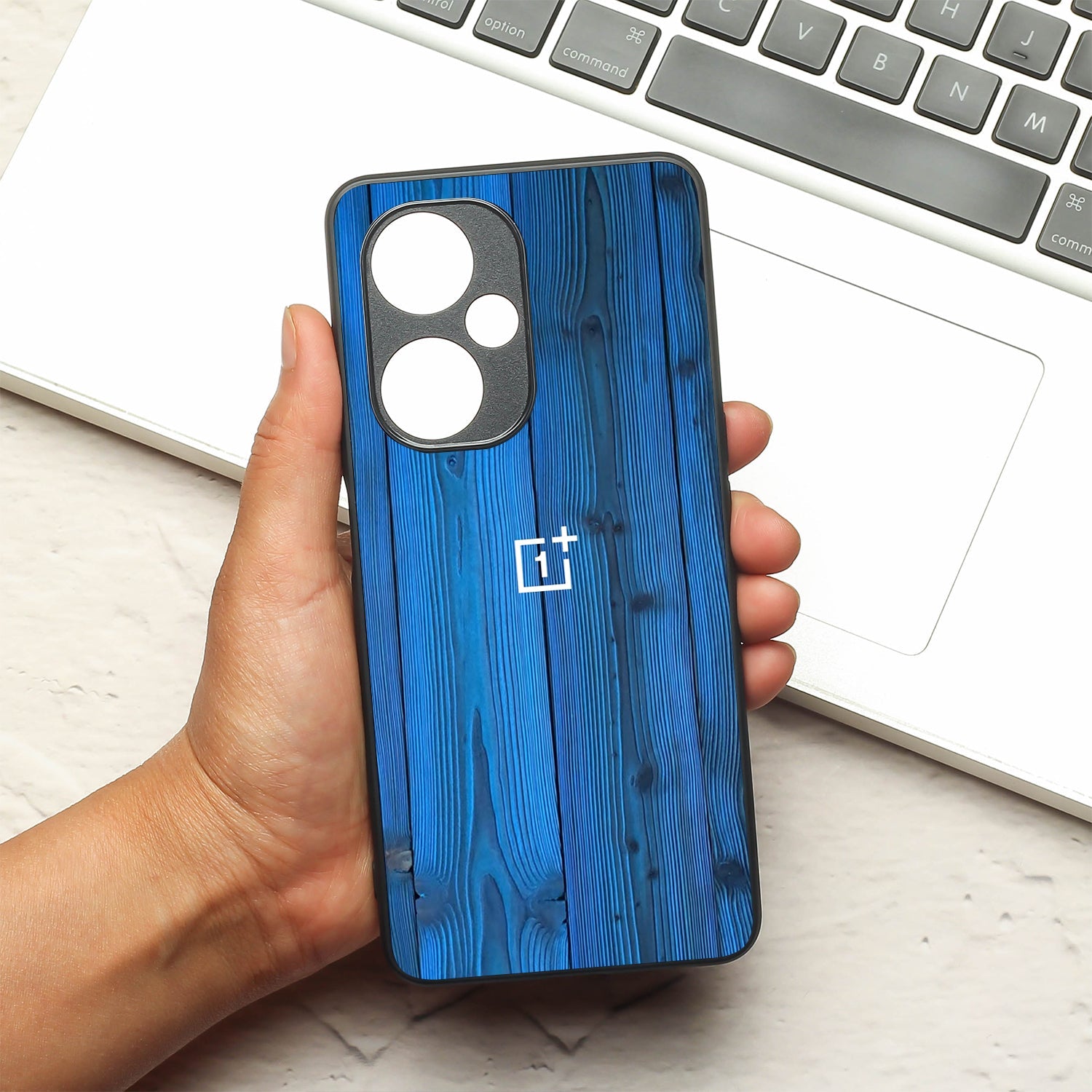 Indigo Planks metal back case for Oneplus Nord CE 3 Lite