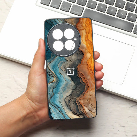 Layered Marble metal back case for Oneplus 13R