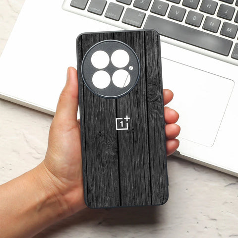 Dark Wood metal back case for Oneplus 13R