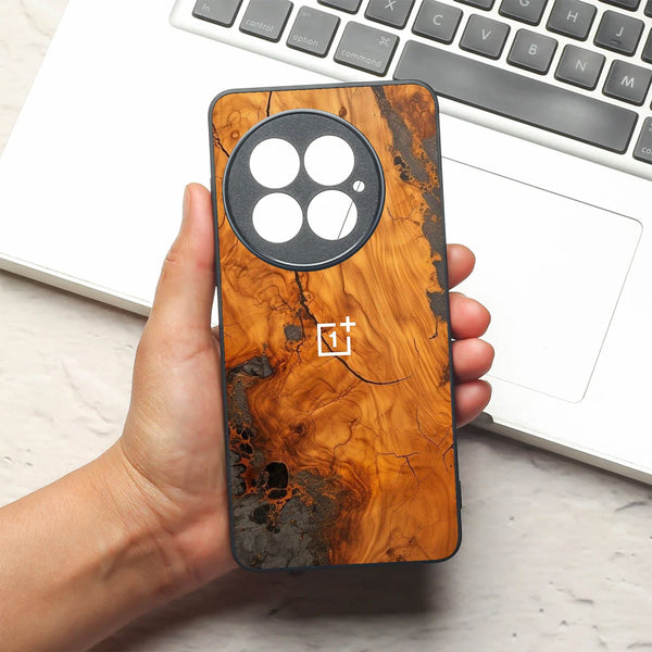 Lava Oak metal back case for Oneplus 13R