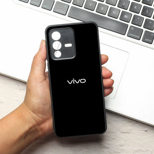 Black metal back case for Vivo V23