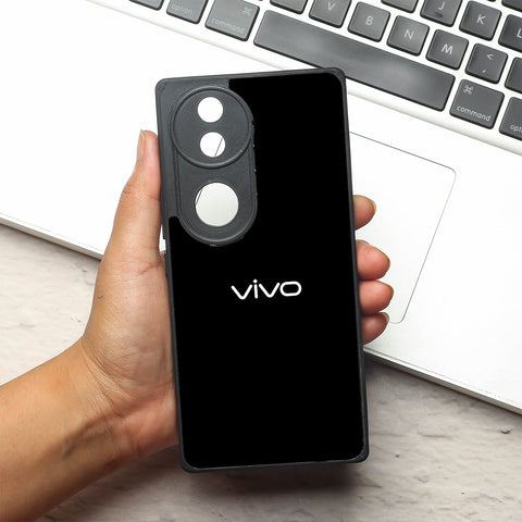 Black metal back case for Vivo V50
