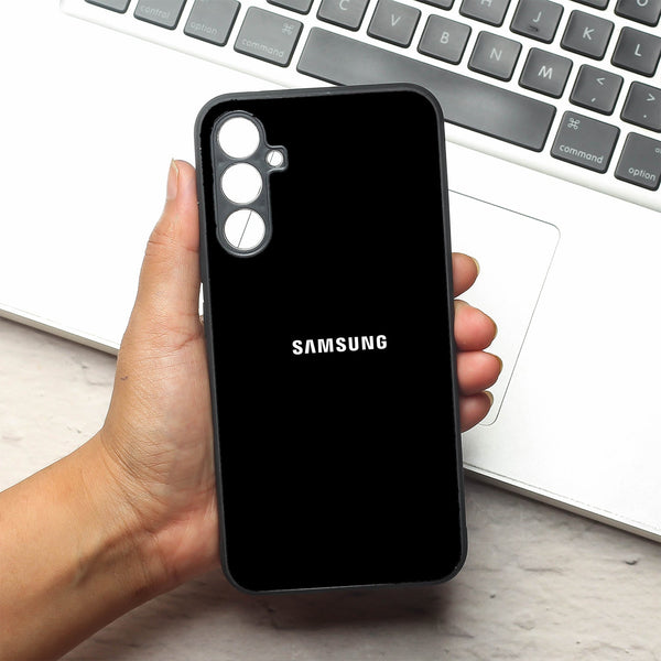 Black metal back case for Samsung A34