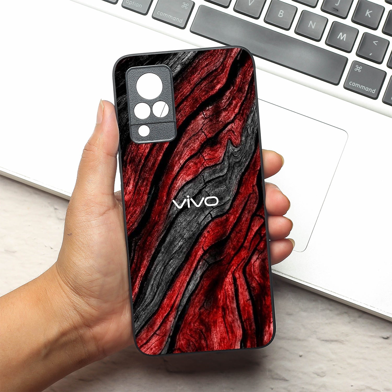 Volcano Core metal back case for Vivo V21