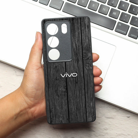 Dark Wood metal back case for Vivo V29