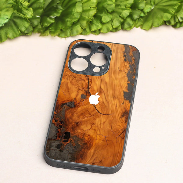 Lava Oak metal back case for Apple Iphone 14 Pro Max