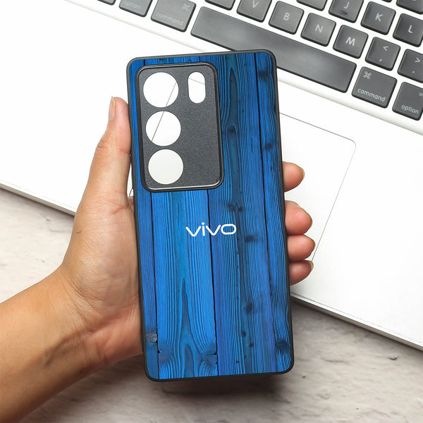 Indigo Planks metal back case for Vivo V29