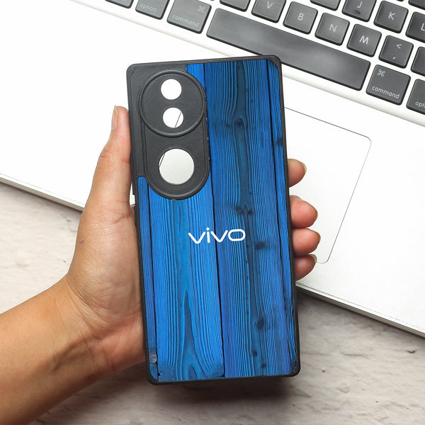 Indigo Planks metal back case for Vivo V50