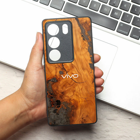 Lava Oak metal back case for Vivo V29