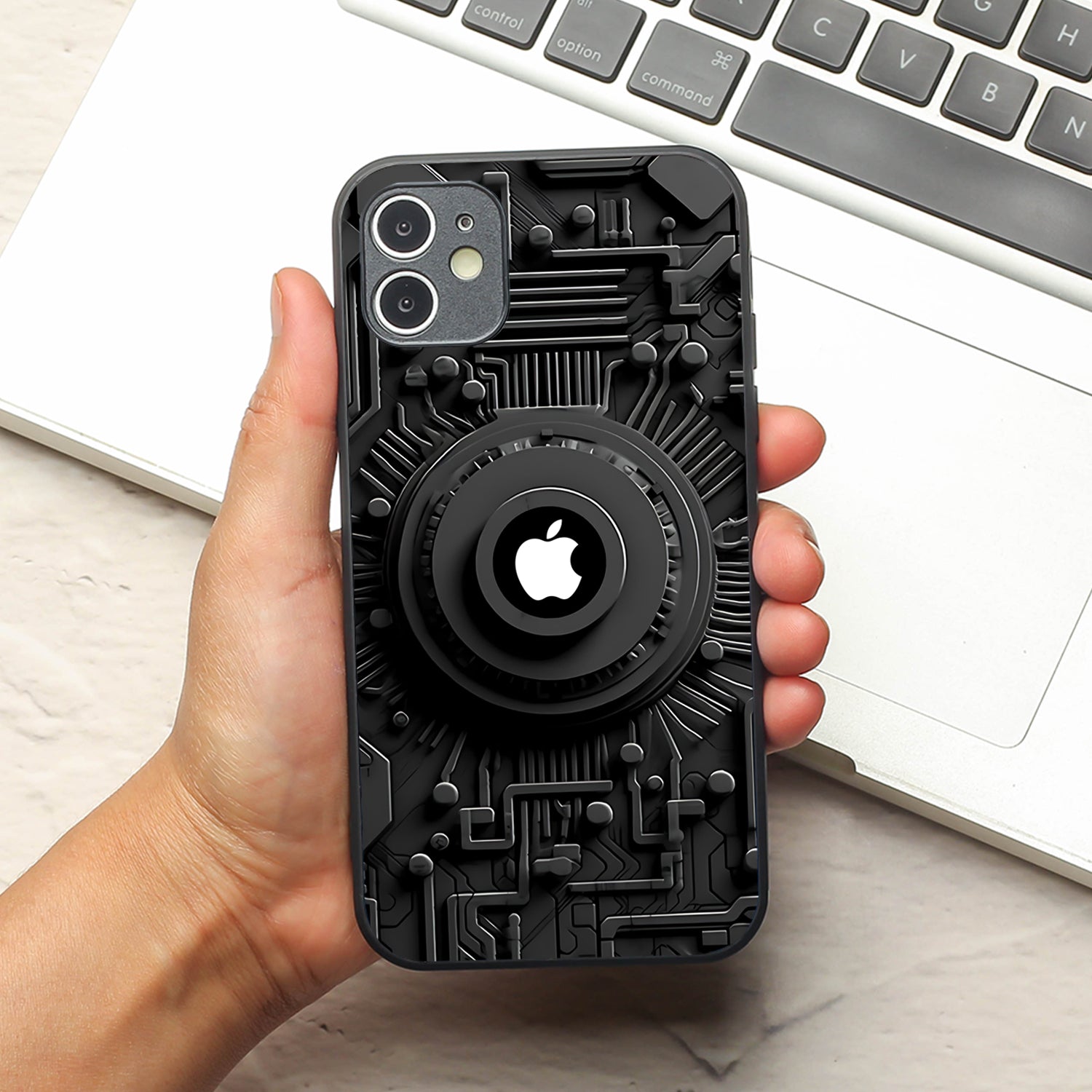 Core Reactor metal back case for Apple Iphone 12