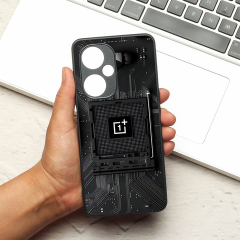 Microchip metal back case for Oneplus Nord CE 3 Lite
