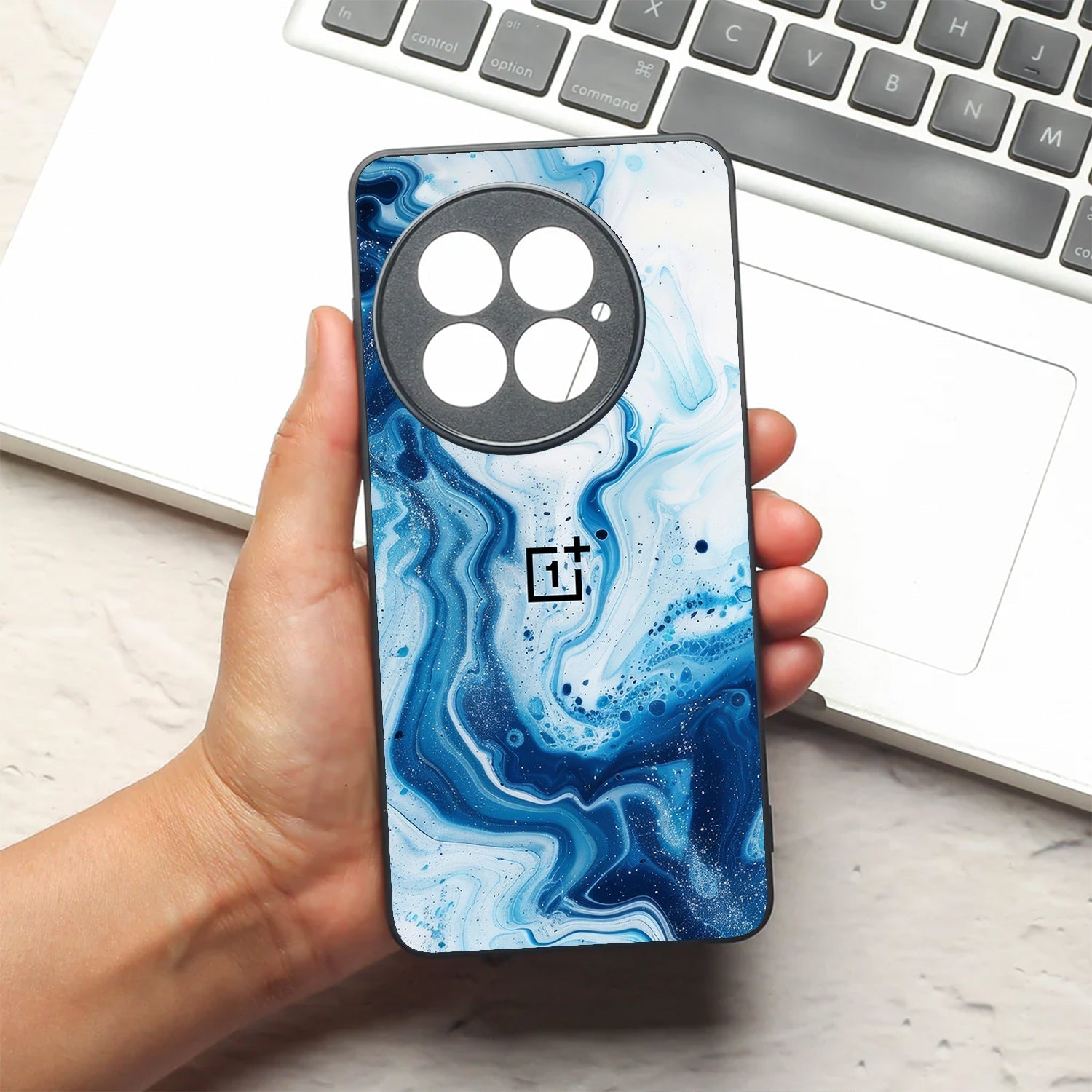 Neptune Swirl metal back case for Oneplus 13R