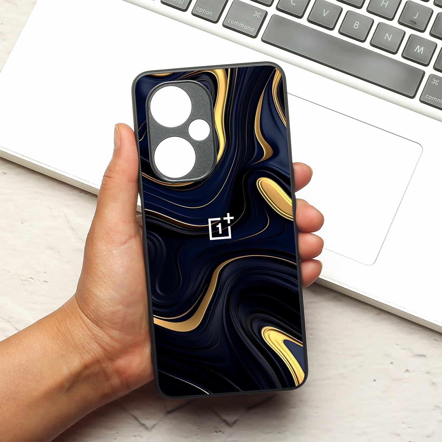 Noir Gold metal back case for Oneplus Nord CE 3 Lite