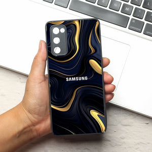 Noir Gold metal back case for Samsung S20 FE