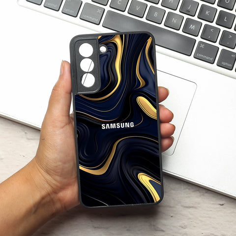 Noir Gold metal back case for Samsung S21 FE