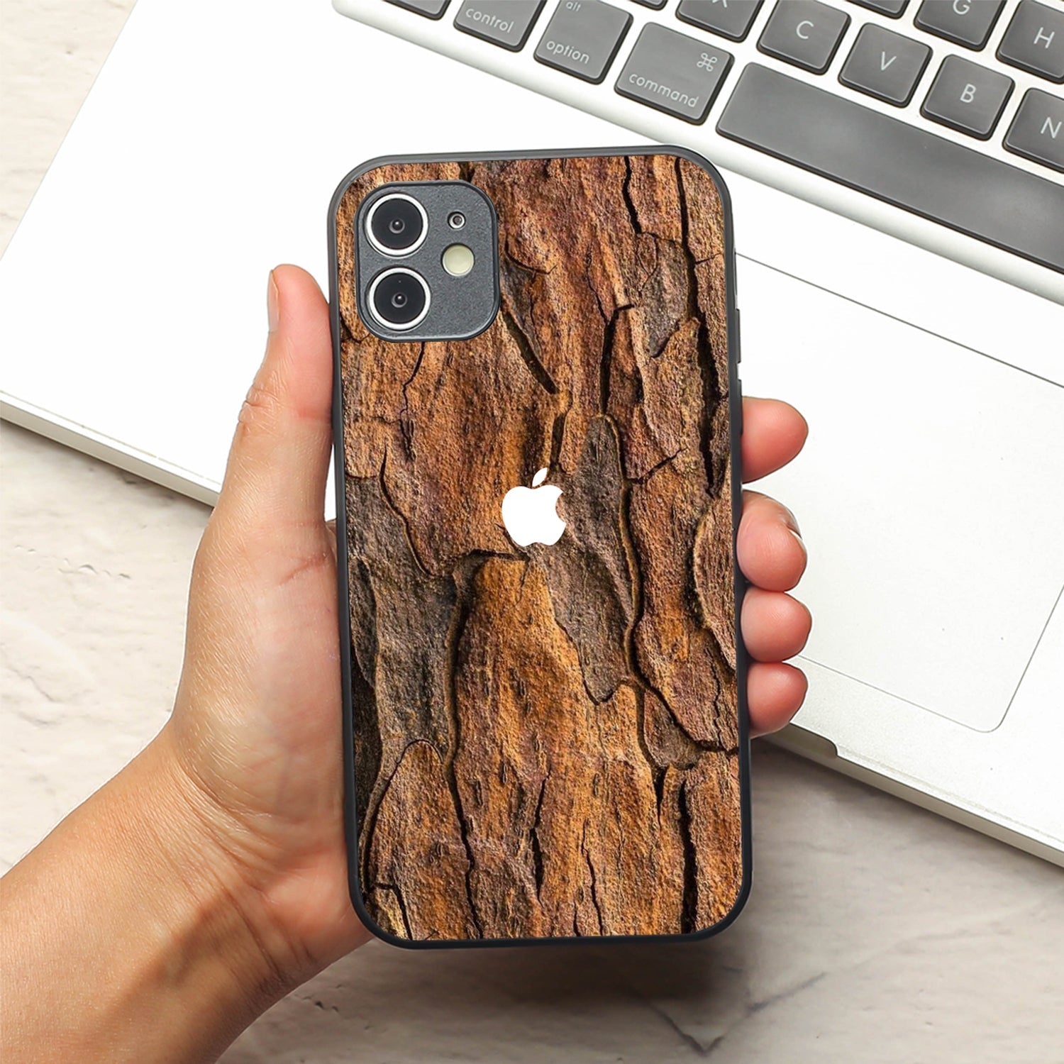 Wavy Grain metal back case for Apple Iphone 11