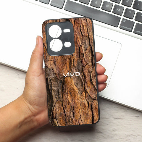 Wavy Grain metal back case for Vivo V25