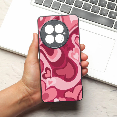 Valentine Wave Marble metal back case for Oneplus 13R