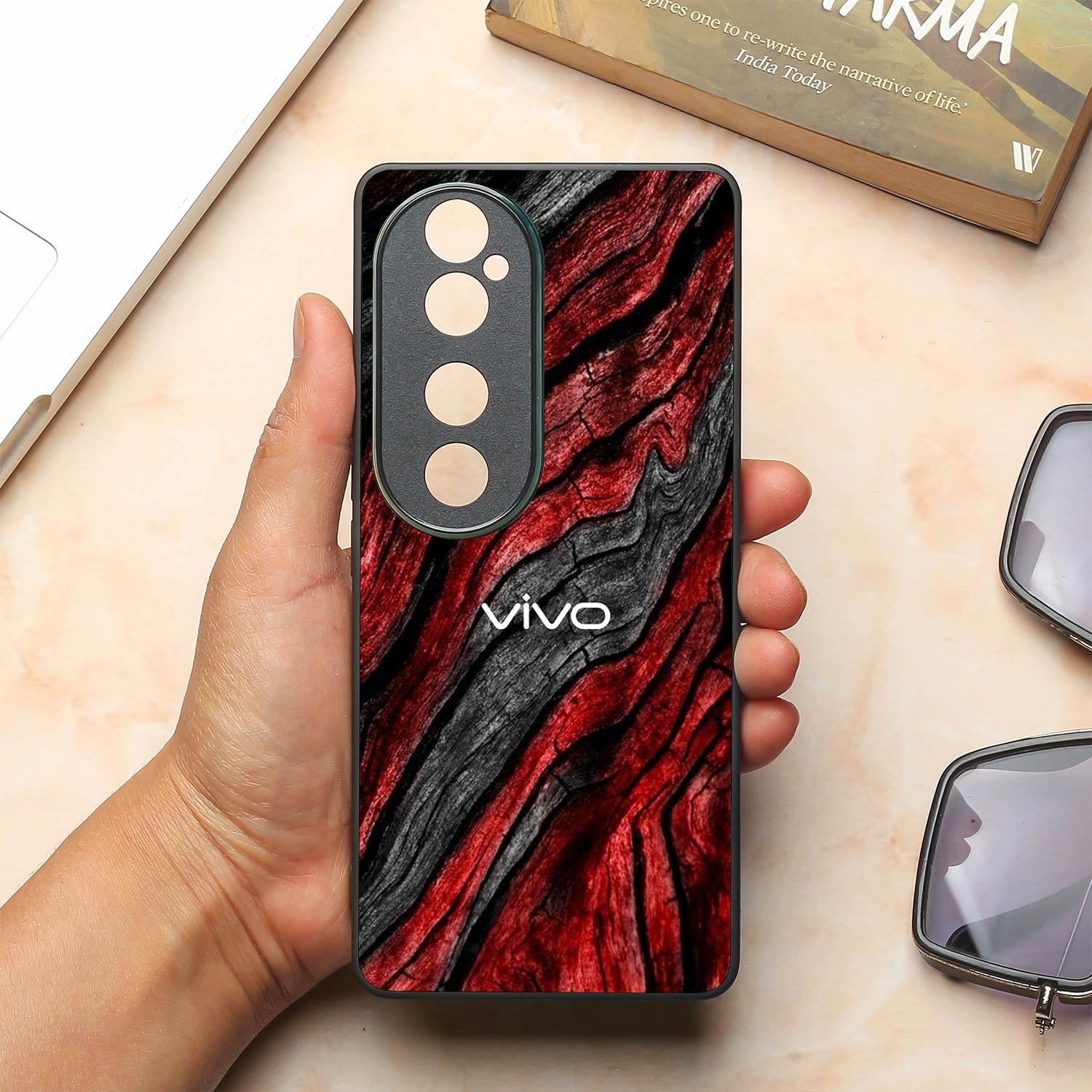 Volcano Core metal back case for Vivo V40