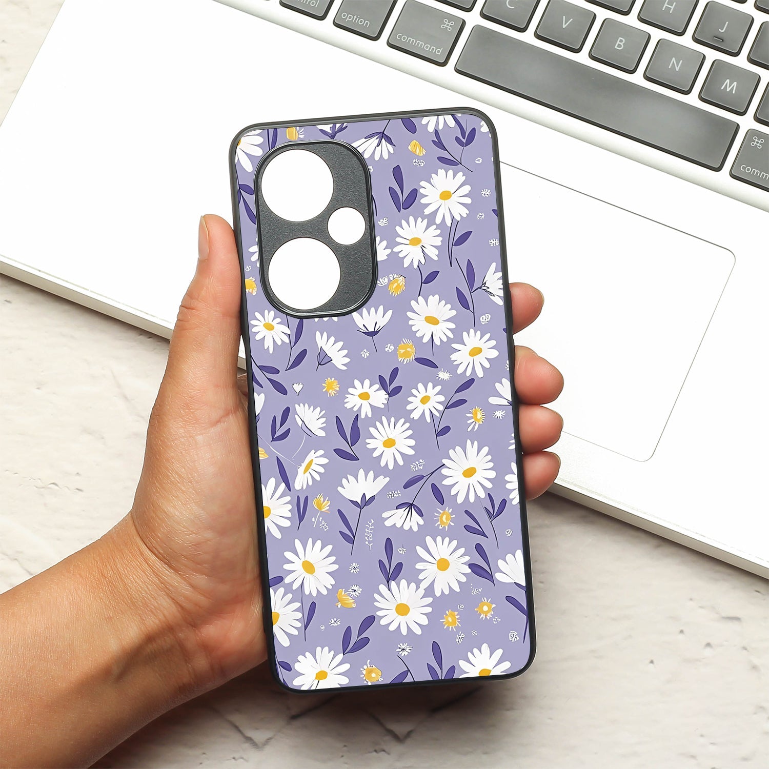Lavender Daisies metal back case for Oneplus Nord CE 3 Lite