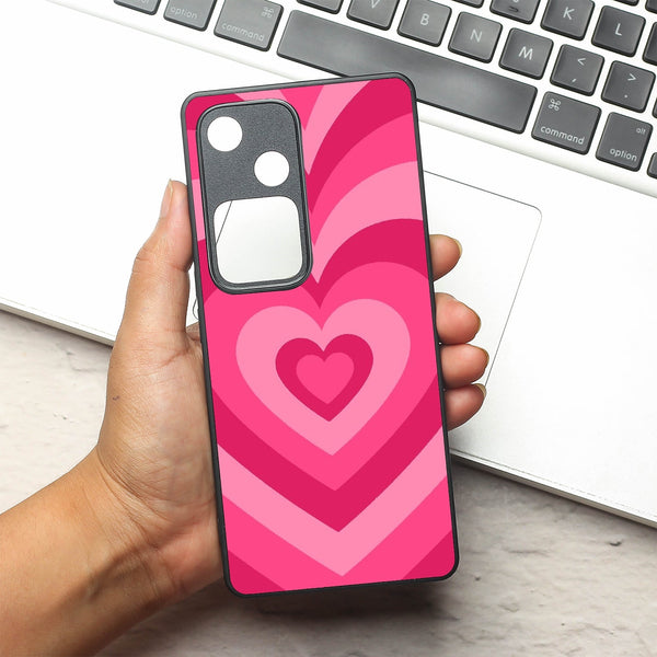 Retro Love metal back case for Vivo V30