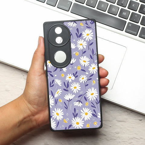 Lavender Daisies metal back case for Vivo V50