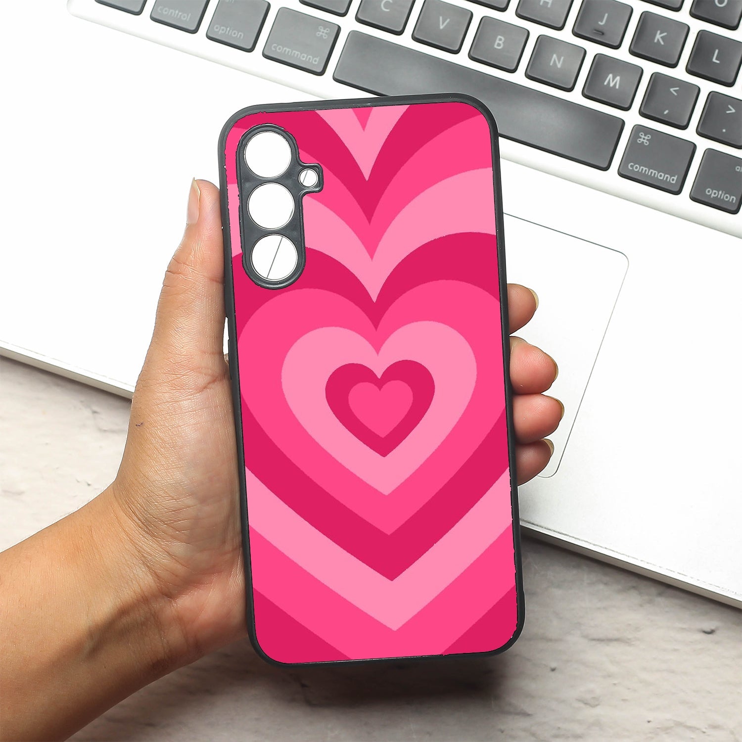 Retro Love metal back case for Samsung A34
