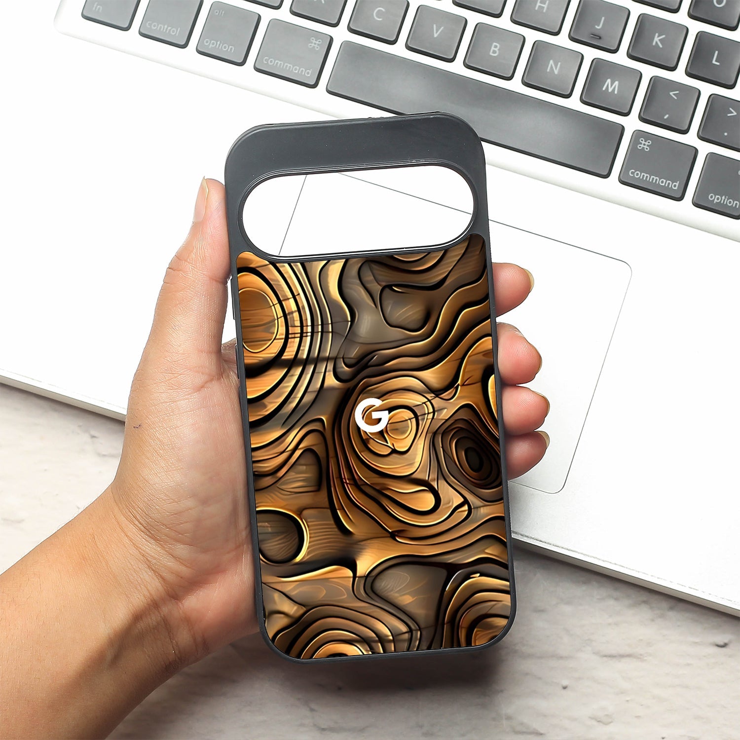 Rust Mirage metal back case for Google Pixel 9