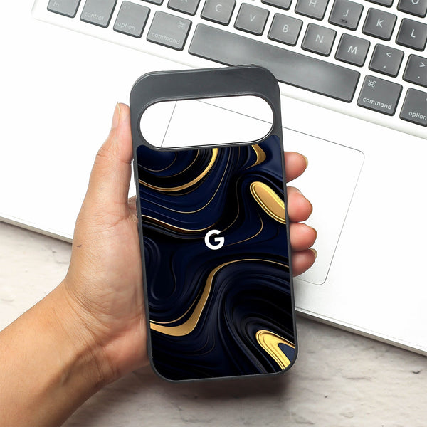 Noir Gold metal back case for Google Pixel 9