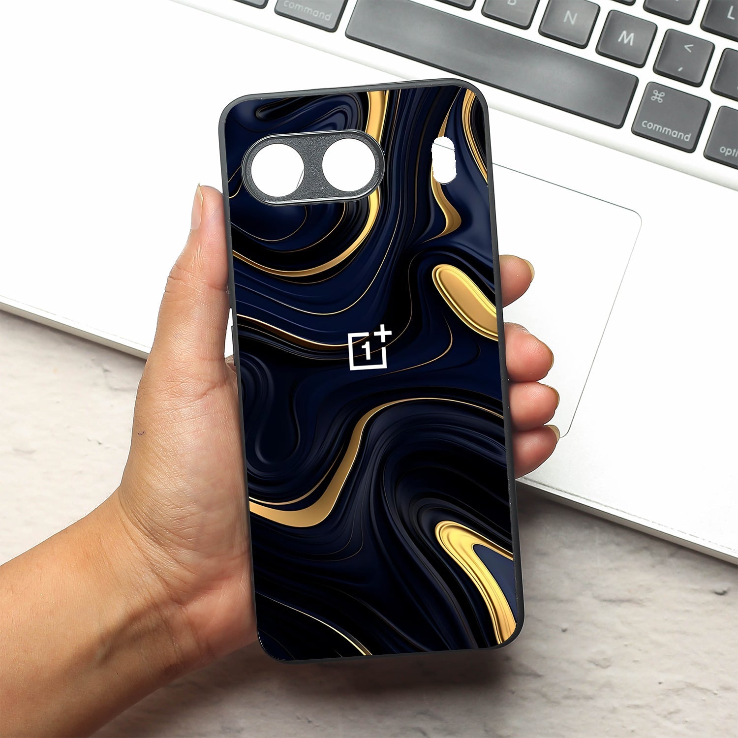 Noir Gold metal back case for Oneplus Nord 4
