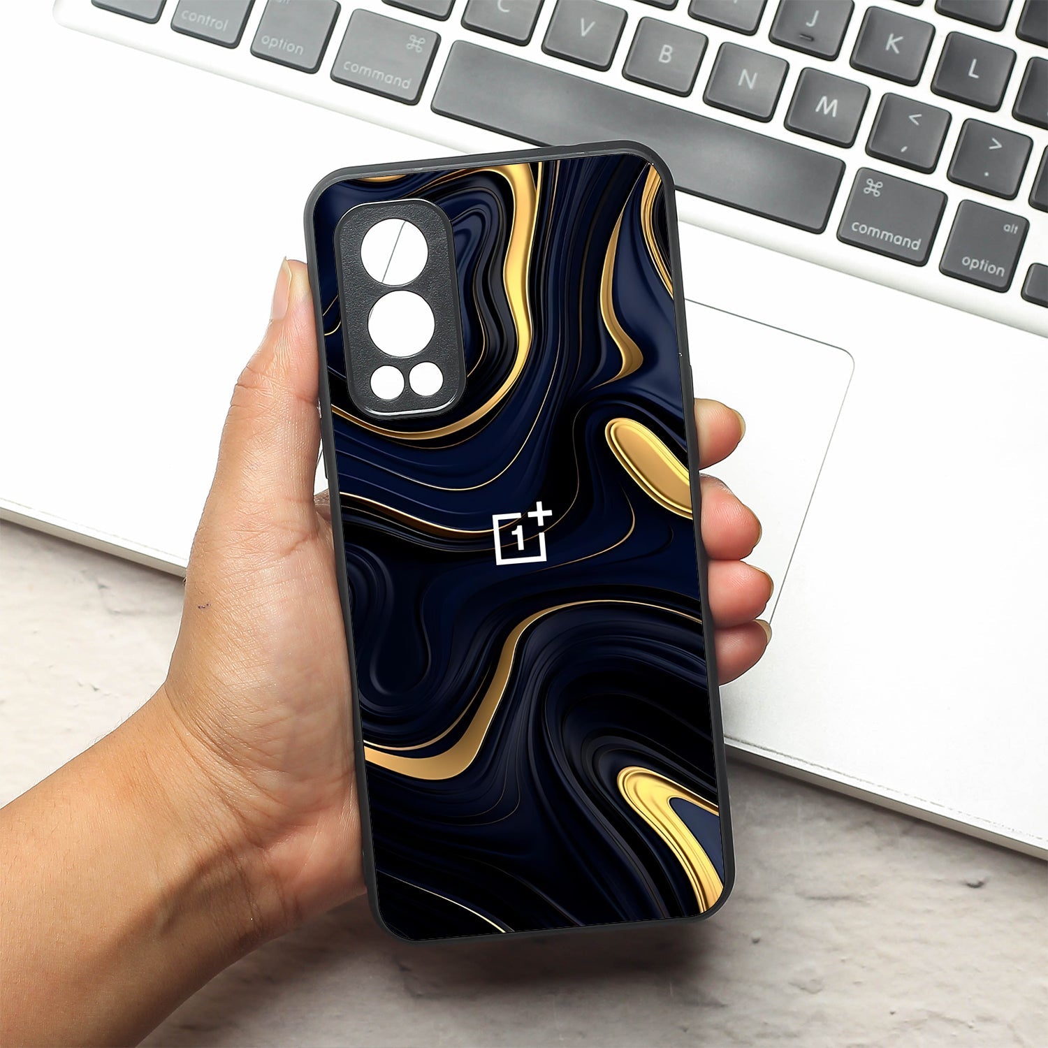 Noir Gold metal back case for Oneplus Nord 2