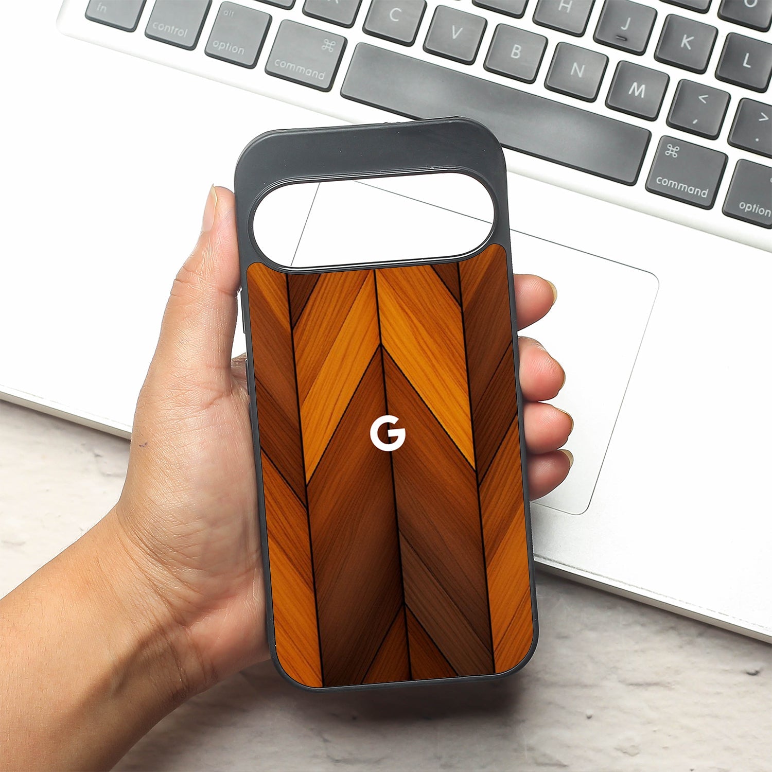 V-Wood Luxe metal back case for Google Pixel 9