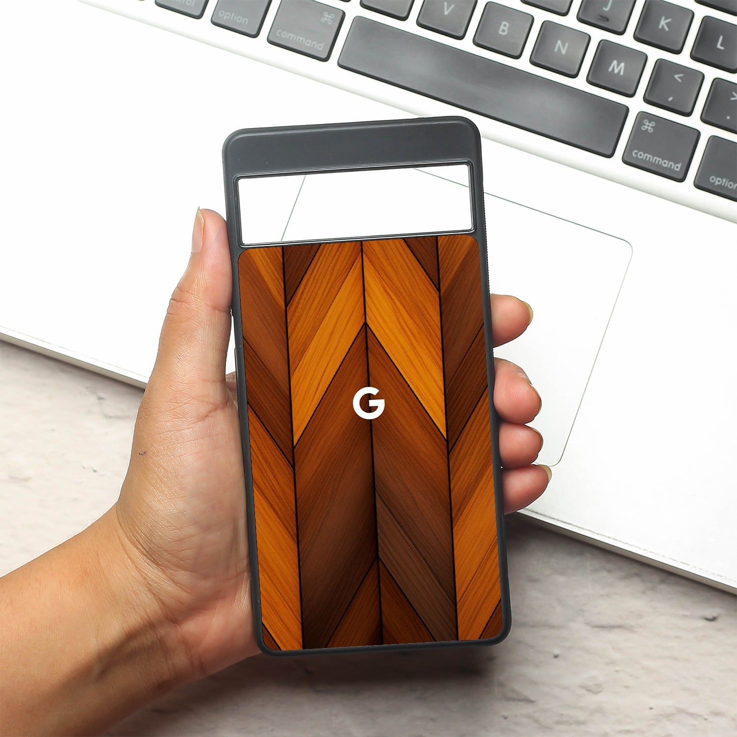 V-Wood Luxe metal back case for Google Pixel 7