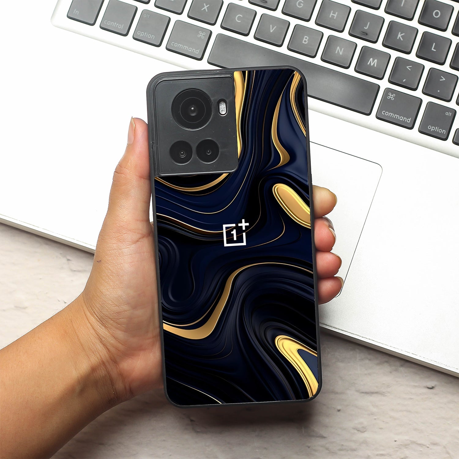 Noir Gold metal back case for Oneplus 10R