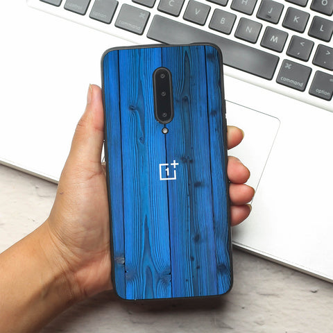 Indigo Planks metal back case for Oneplus 7 Pro