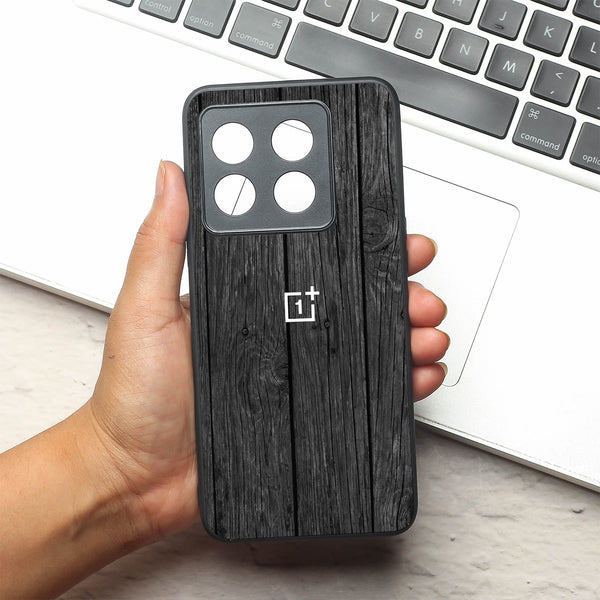 Dark Wood metal back case for Oneplus 10T