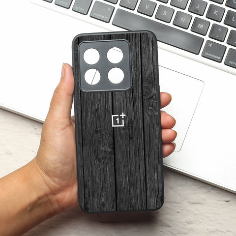 Dark Wood metal back case for Oneplus 10T