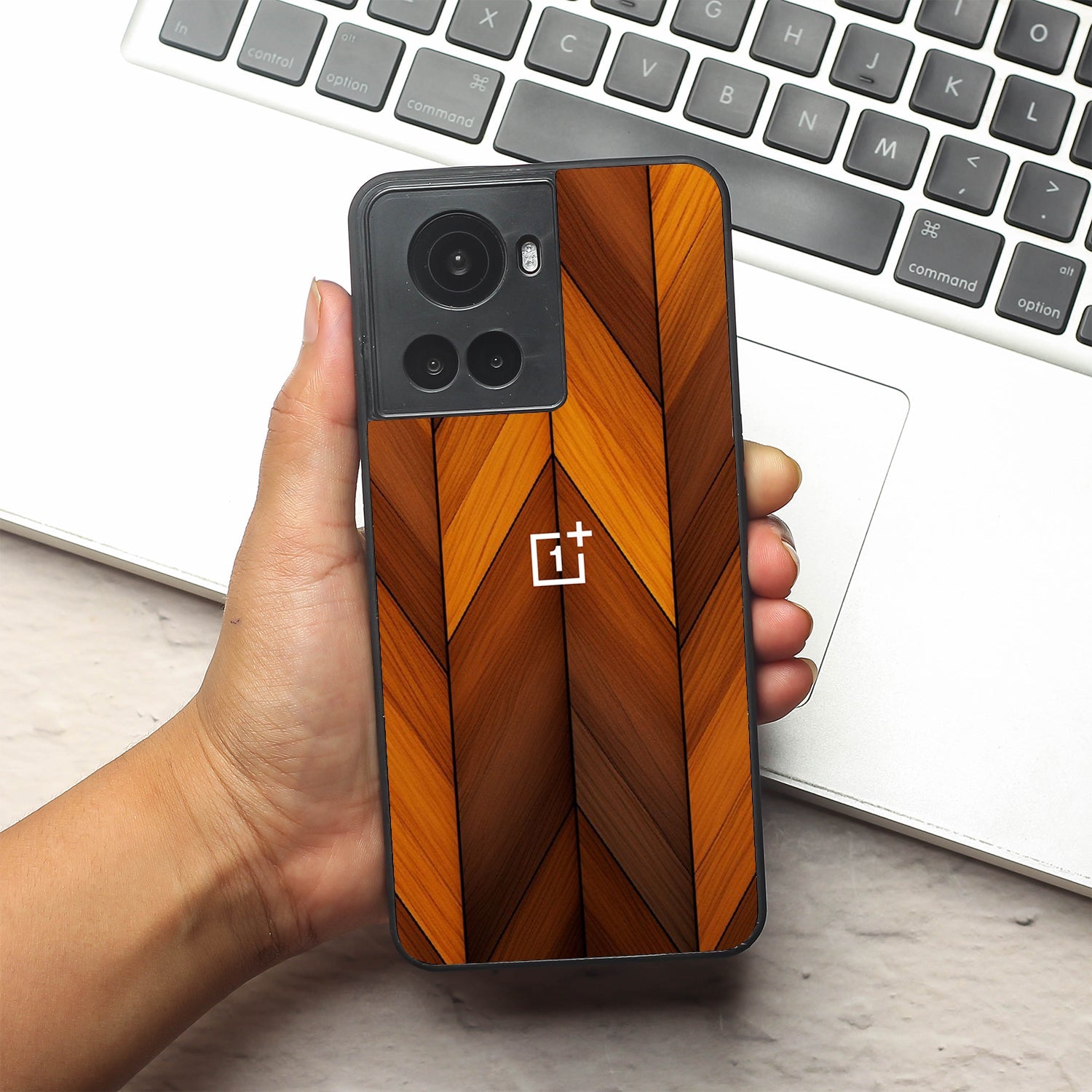 V-Wood Luxe metal back case for Oneplus 10R