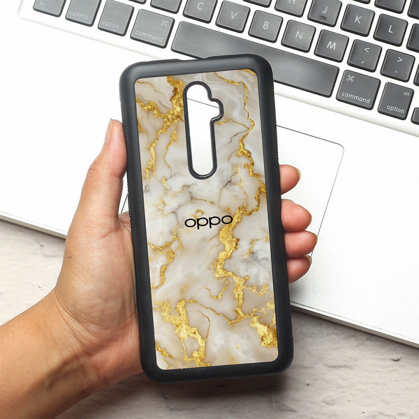 Gold Vein Glory metal back case for Oppo Reno2 Z