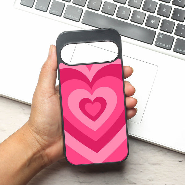 Retro Love metal back case for Google Pixel 9 Pro