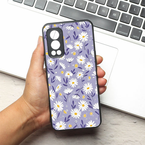 Lavender Daisies metal back case for Oneplus Nord 2