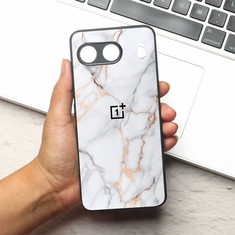 Copper Luxe Marble metal back case for Oneplus Nord 4
