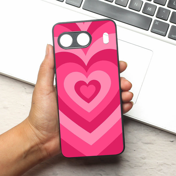 Retro Love metal back case for Oneplus Nord 4