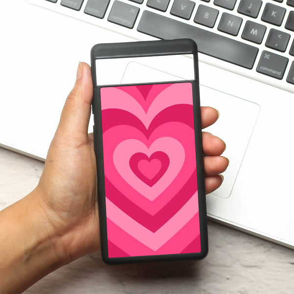 Retro Love metal back case for Google Pixel 6a