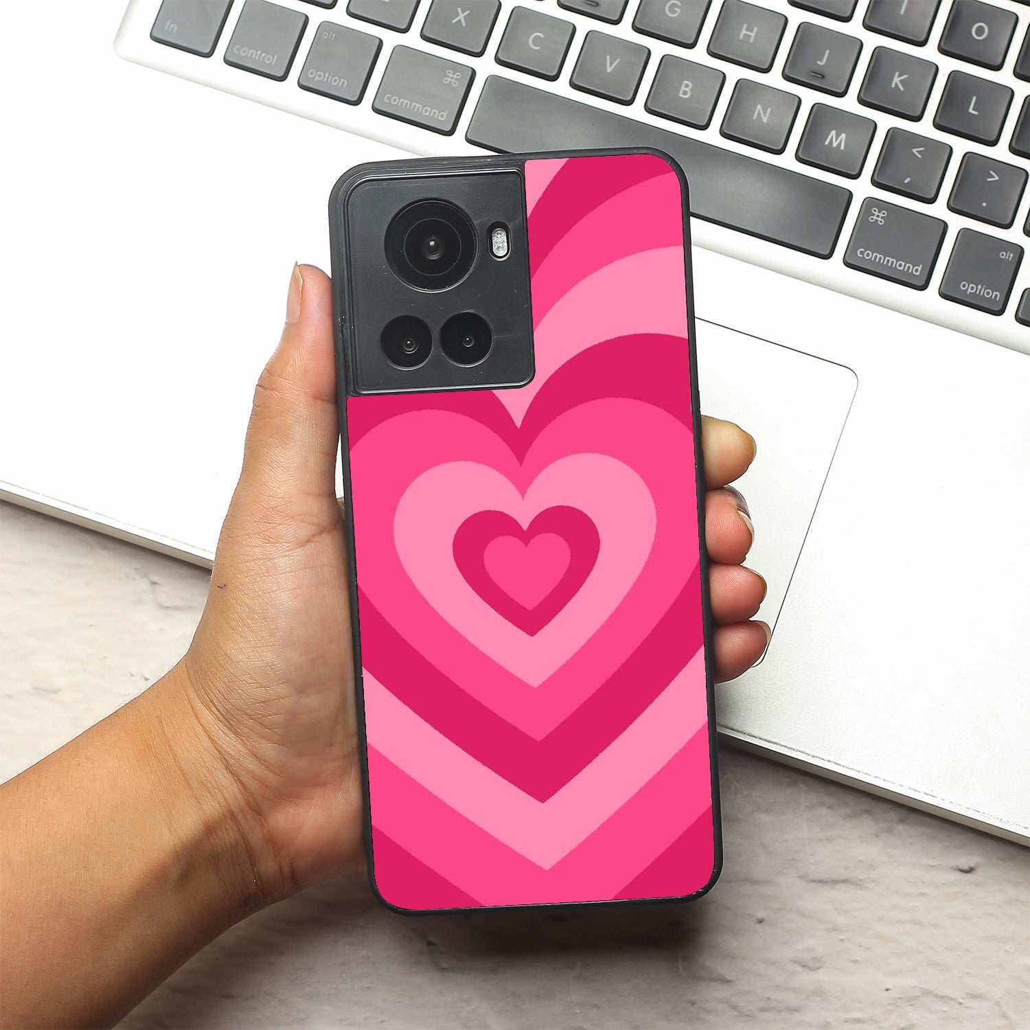 Retro Love metal back case for Oneplus 10R