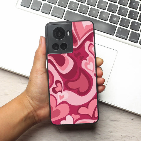 Valentine Wave Marble metal back case for Oneplus 10R