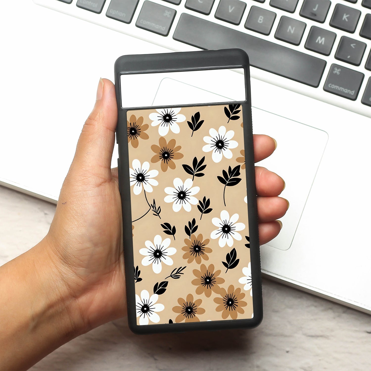 Daisy Dusk metal back case for Google Pixel 6a